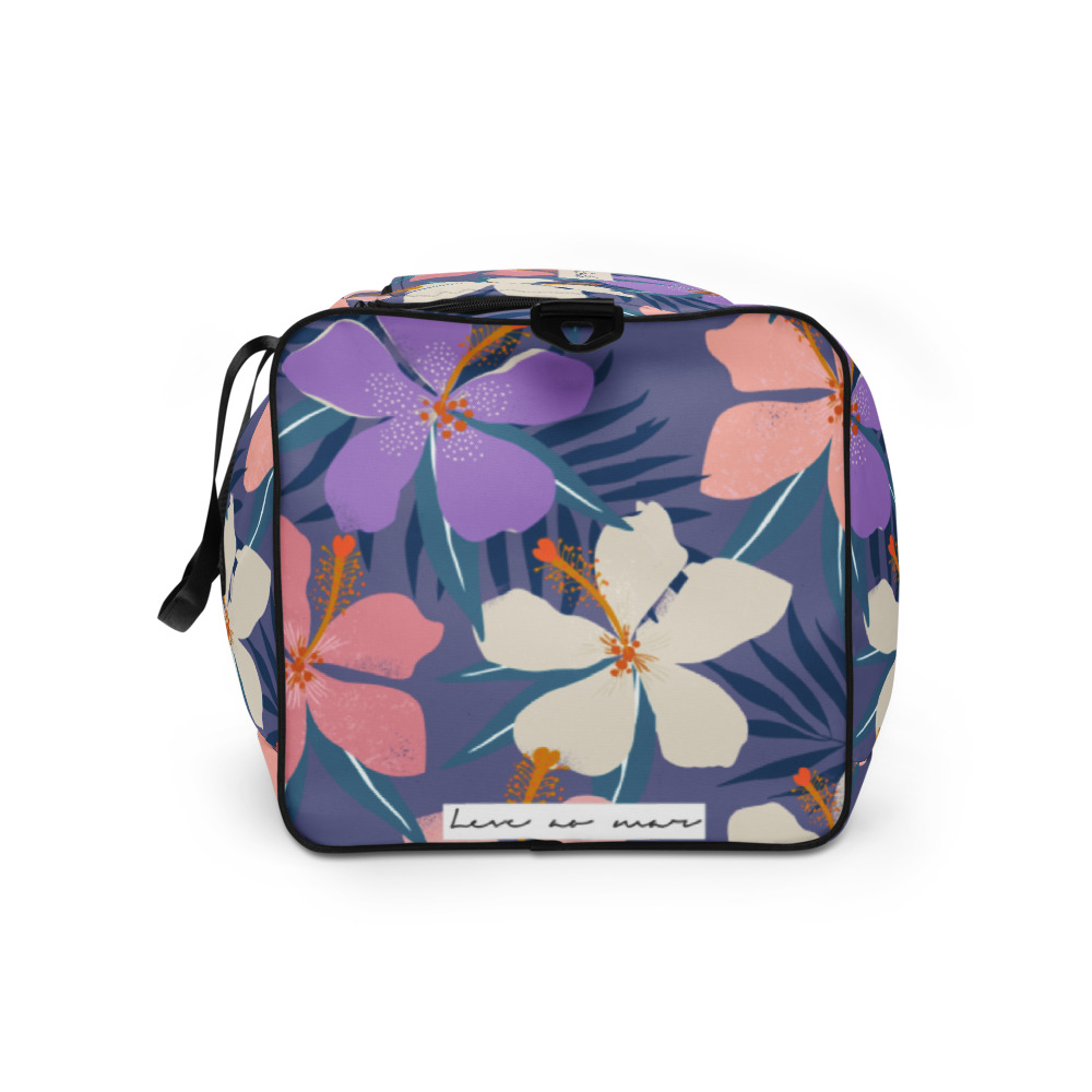 Leve ao Mar - Training Bag with Floral Print. Bottom