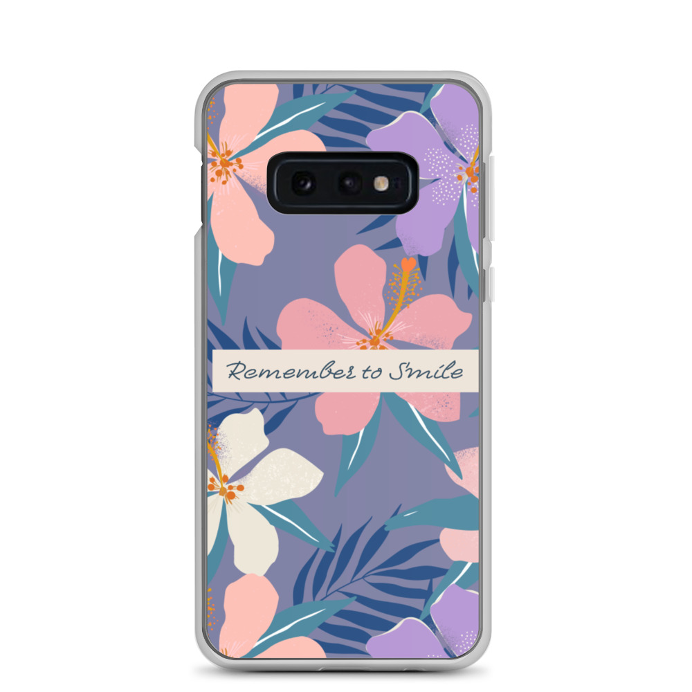 Leve ao Mar - Samsung Galaxy s10e mobile case - Floral.