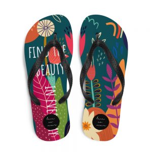 colorful flip flops find the beauty in everyday
