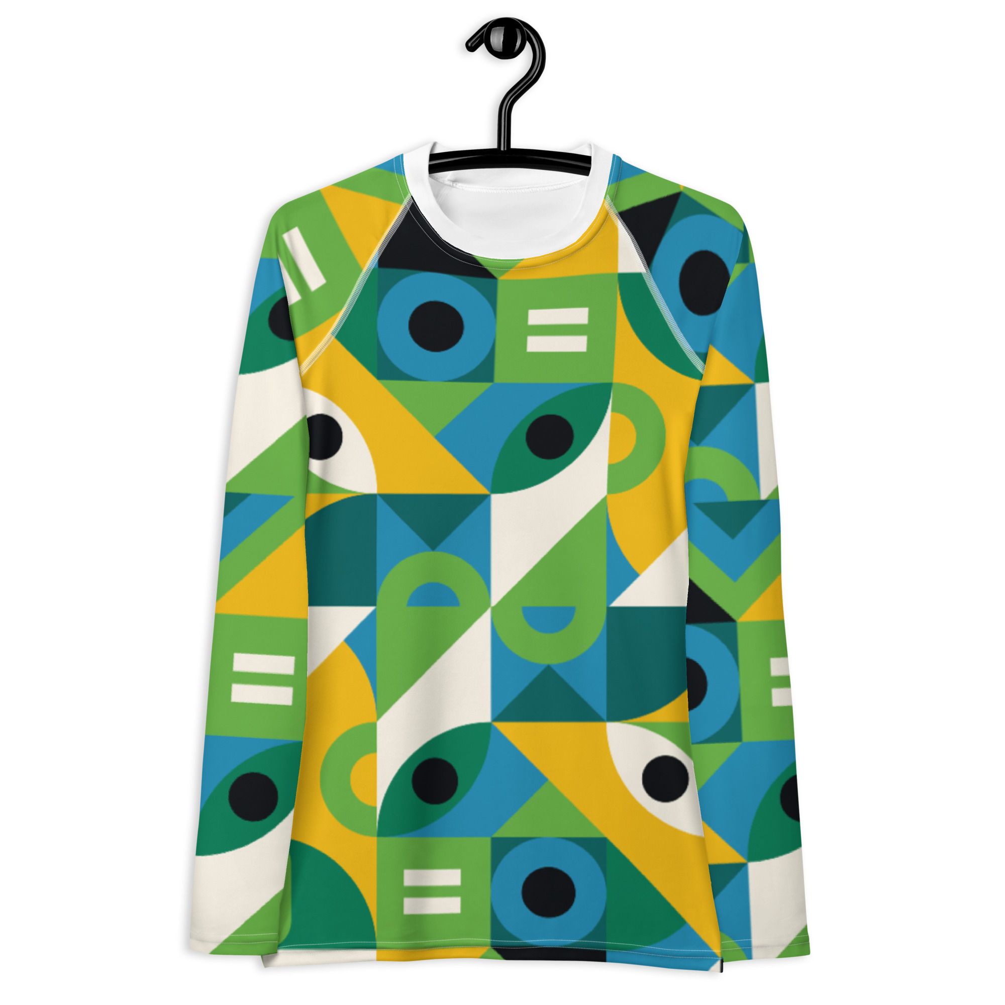 Brazil geometric UV long sleeve shirt
