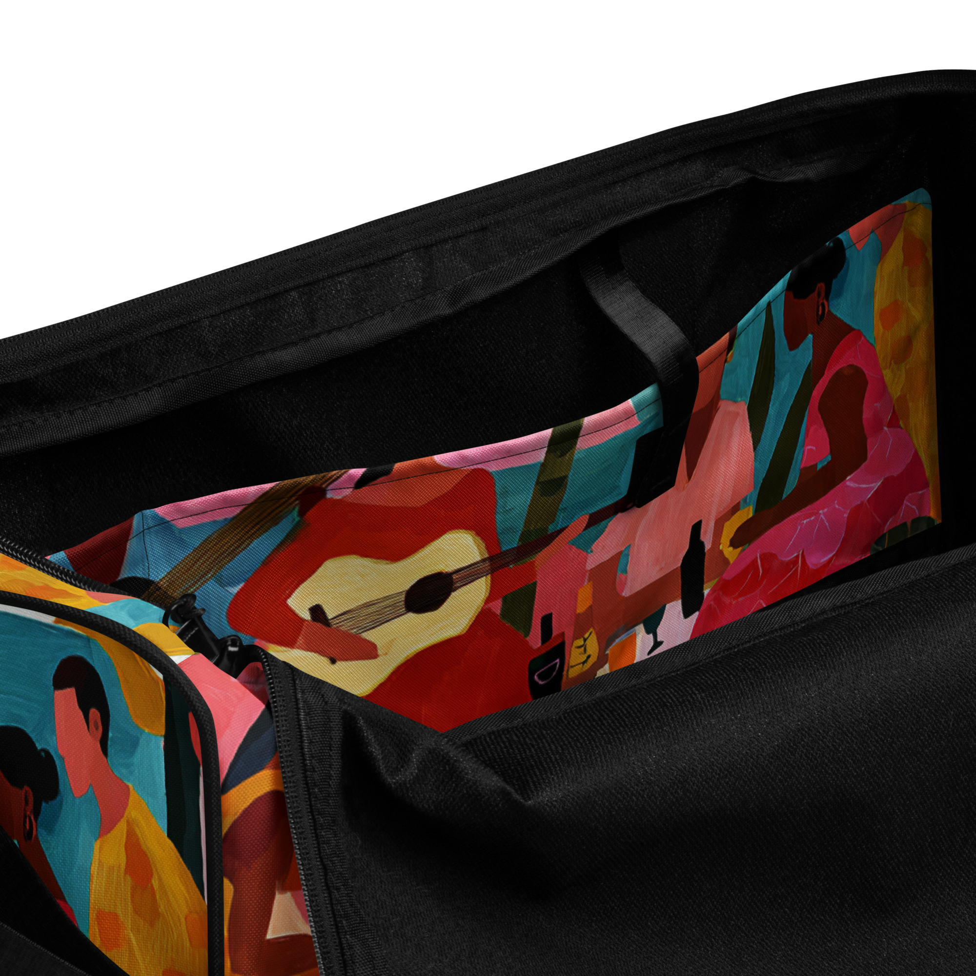 Bossa Nova Duffle Bag – Brazilian Artistic Travel Bag - Image 6
