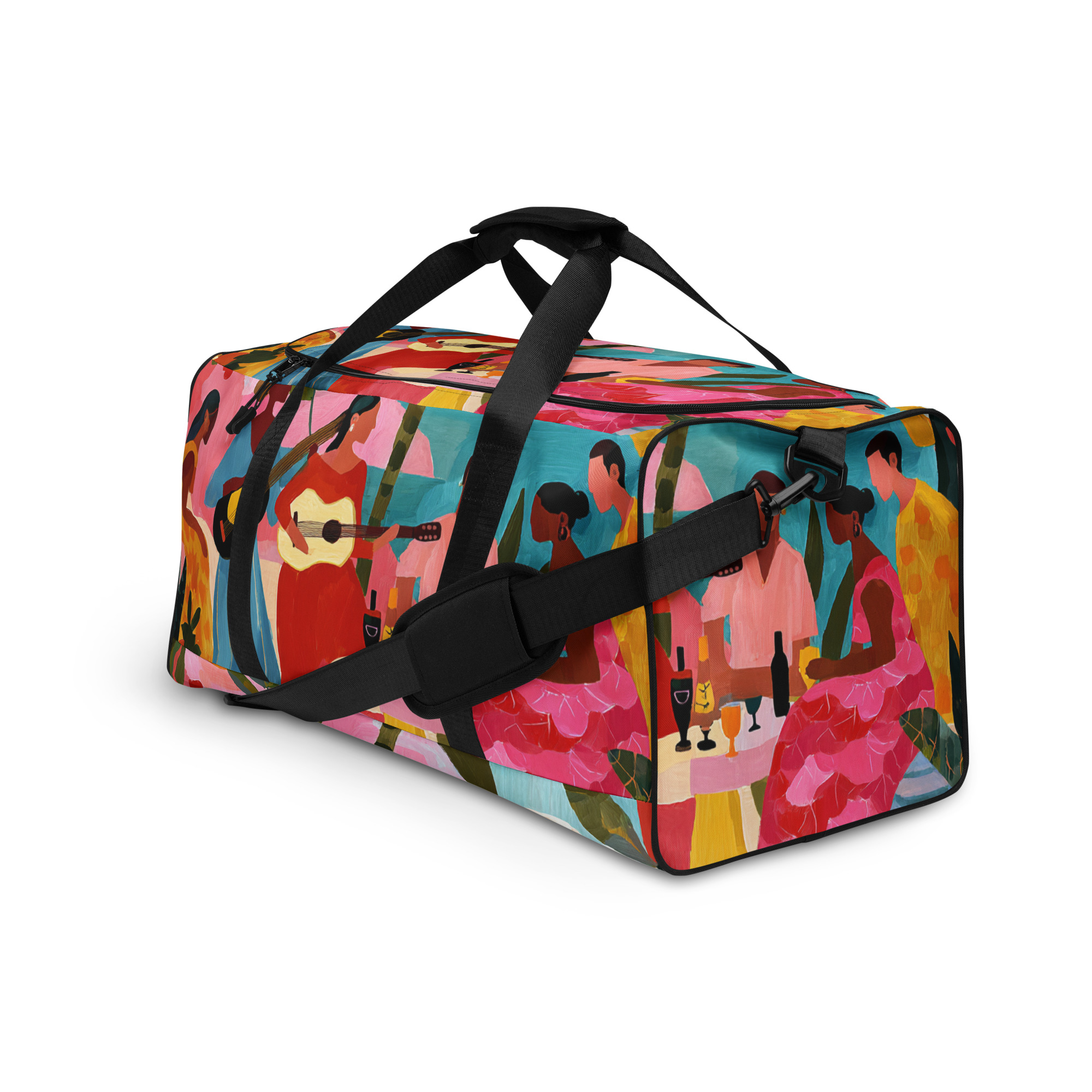 Bossa Nova Duffle Bag – Brazilian Artistic Travel Bag - Image 3