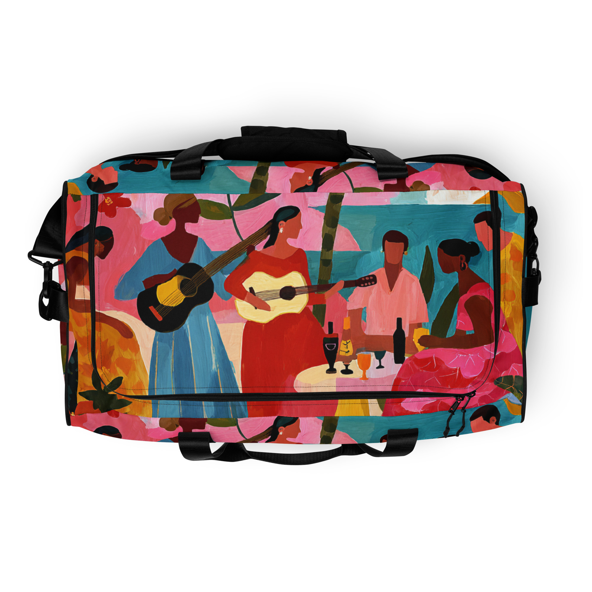 Bossa Nova Duffle Bag – Brazilian Artistic Travel Bag - Image 9