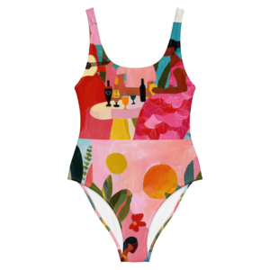 one piece swimsuit autoral design inspired from Rio de Janeiro