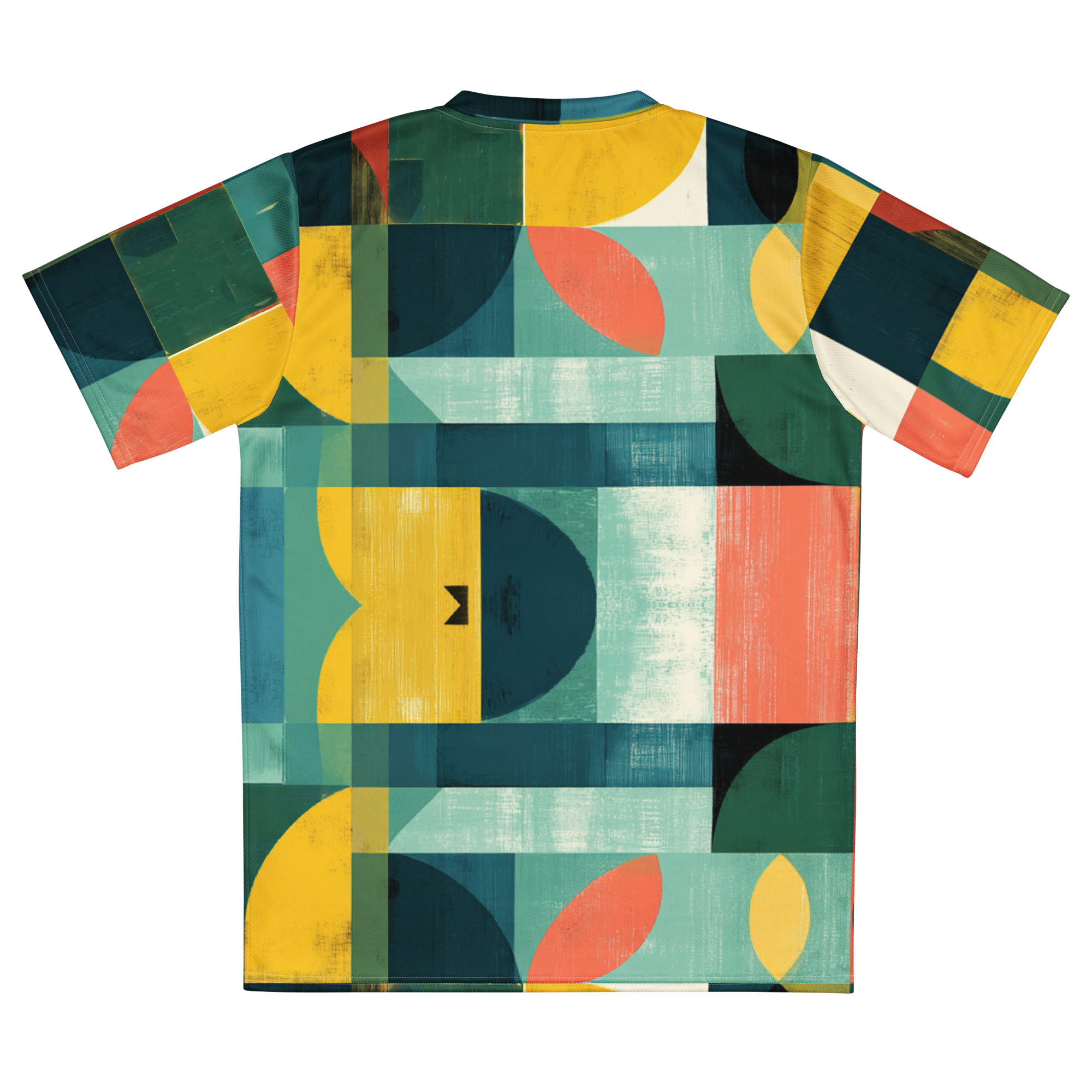 abstract athletic shirt inspired by Brazilian movement and rhythm