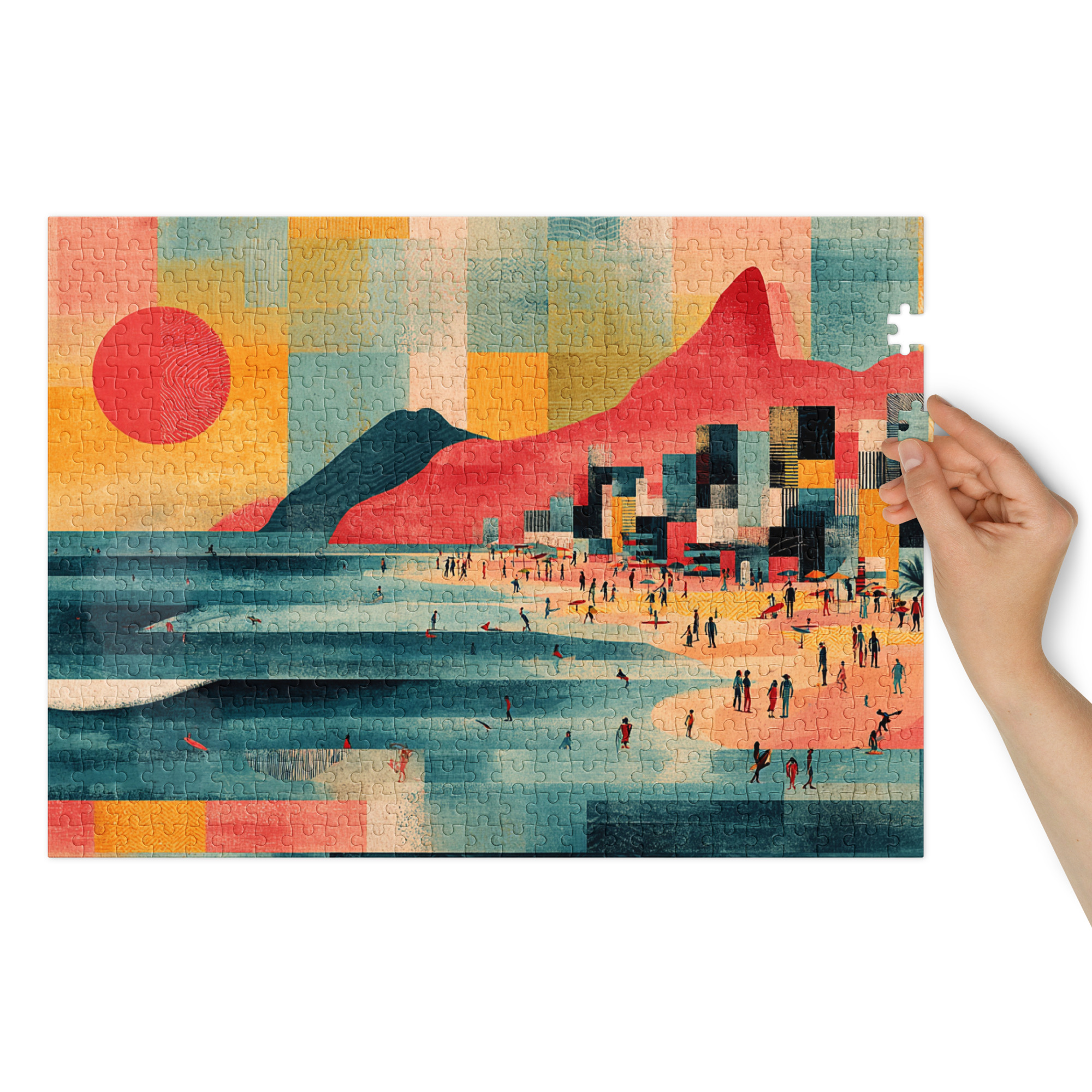Carioca Jigsaw Puzzle – Geometric Art Design - Image 5