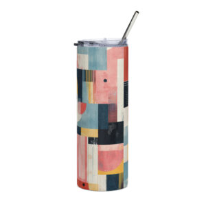 colorful geometric tumbler modern Brazilian design