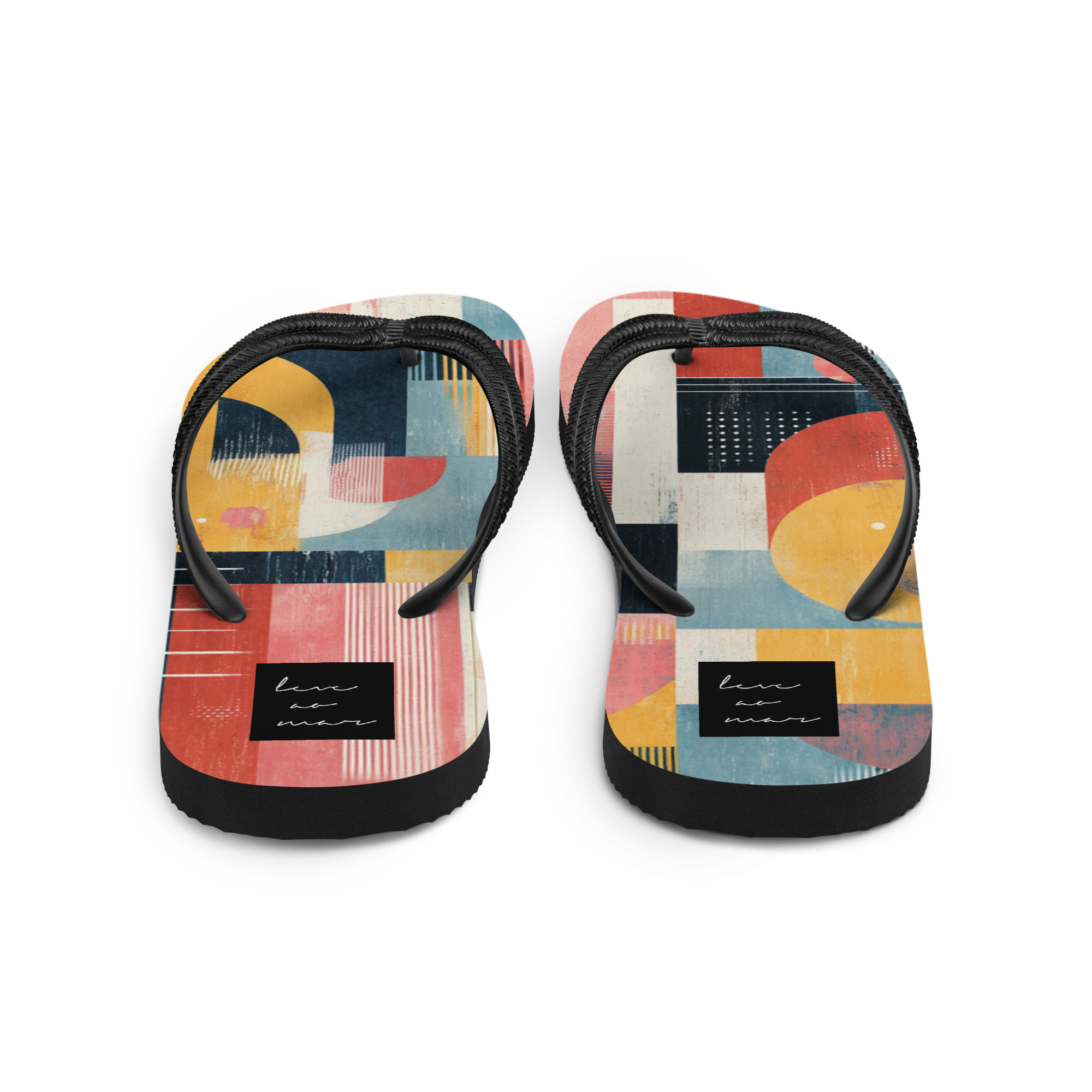 Carioca Flip-Flops – Geometric Color Design - Image 3